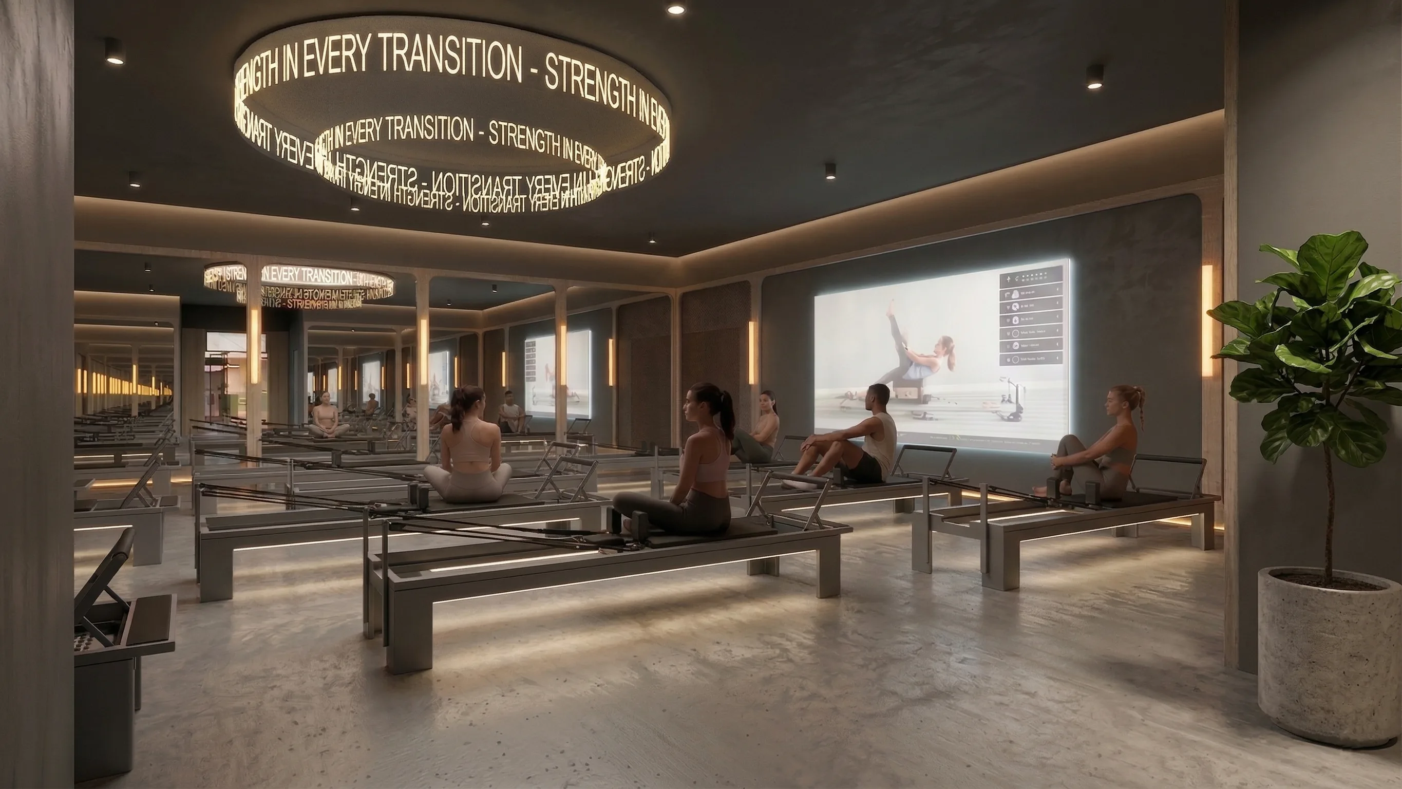 Interior of a Core Precinct reformer studio